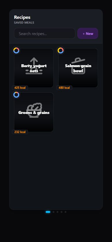 Day2Day Life mobile recipe collection